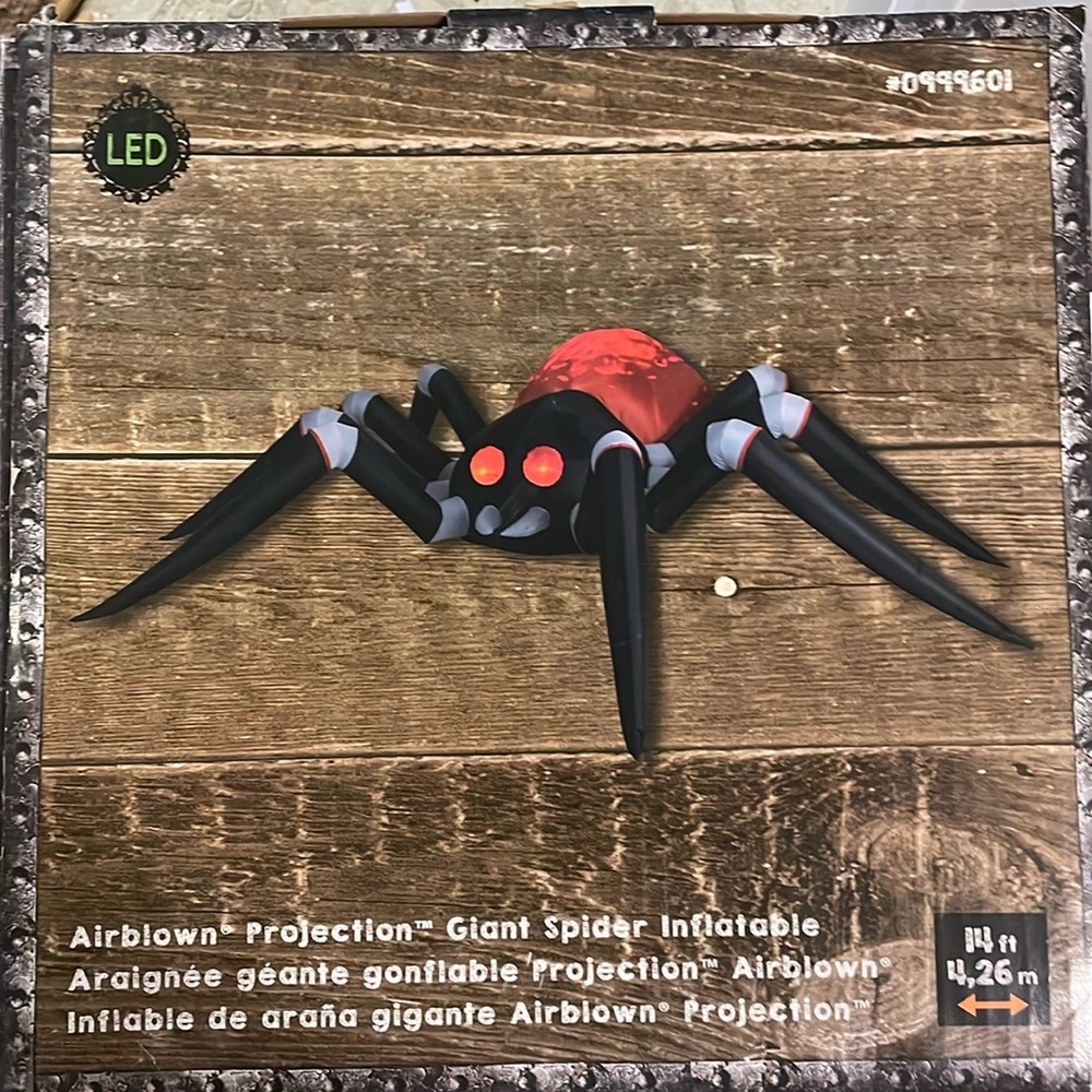 14-ft  Giant Airblown Spider Inflatable NEW